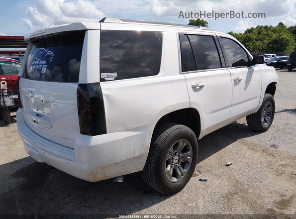 1GNSKBKC8JR186459 2018 CHEVROLET TAHOE Белый Задняя правая четверть