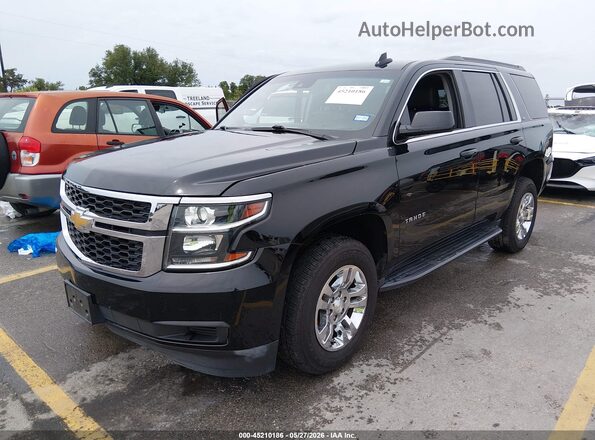 1GNSKBKC8JR269311 2018 CHEVROLET TAHOE Black Vista tres cuartos delantera izquierda