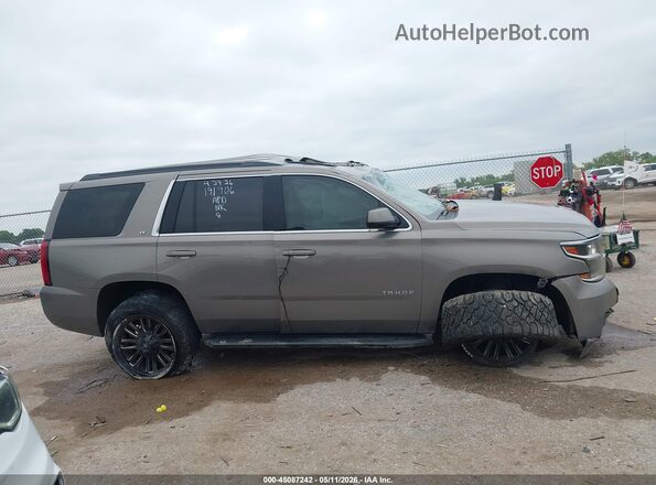 1GNSKBKC8JR325814 2018 CHEVROLET TAHOE Beige Widok zestawu wskaźników