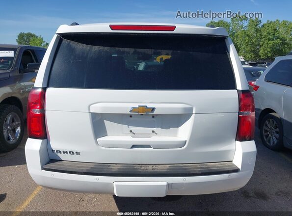 1GNSKBKC9GR181229 2016 CHEVROLET TAHOE White 