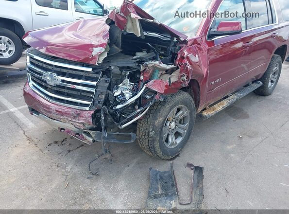 1GNSKBKC9HR328070 2017 CHEVROLET TAHOE Burgundy Widok z przodu