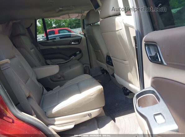1GNSKBKC9HR328070 2017 CHEVROLET TAHOE Burgundy Widok naklejki z numerem VIN