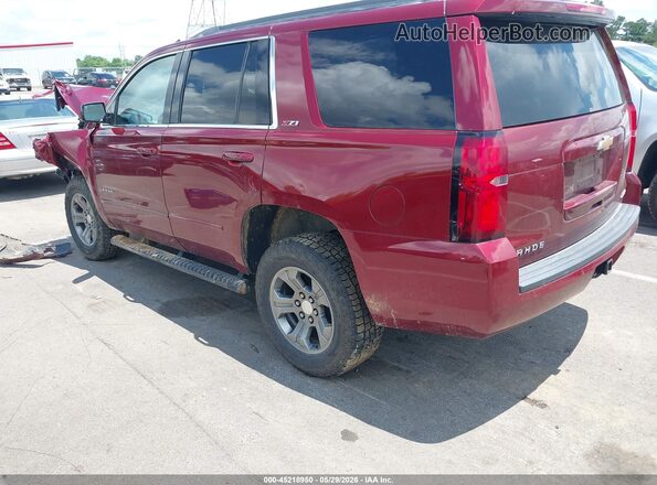 1GNSKBKC9HR328070 2017 CHEVROLET TAHOE Burgundy Tył lewy