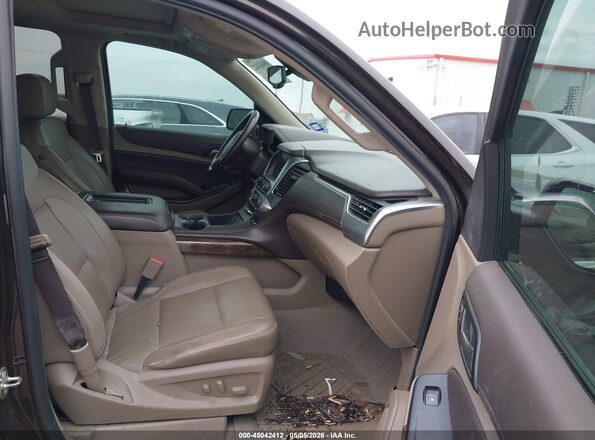 1GNSKBKC9JR160839 2018 CHEVROLET TAHOE Burgundy Սալոնի դիմացի տեսք