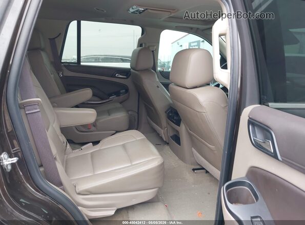 1GNSKBKC9JR160839 2018 CHEVROLET TAHOE Burgundy VIN կոդի պիտակի տեսք