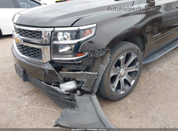 1GNSKBKC9JR160839 2018 CHEVROLET TAHOE Burgundy Դիմացի տեսք