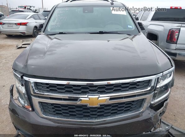 1GNSKBKC9JR160839 2018 CHEVROLET TAHOE Burgundy Սարքավորումների վահանակի տեսք