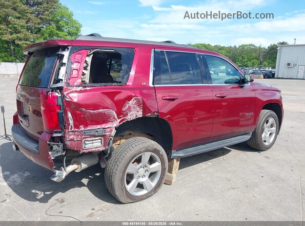 1GNSKBKC9JR383401 2018 CHEVROLET TAHOE Red Вид спереду
