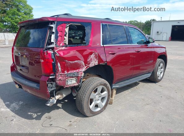 1GNSKBKC9JR383401 2018 CHEVROLET TAHOE Red Задня права чверть