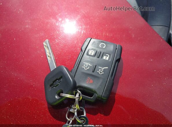 1GNSKBKC9JR383401 2018 CHEVROLET TAHOE Red Вид панелі приладів