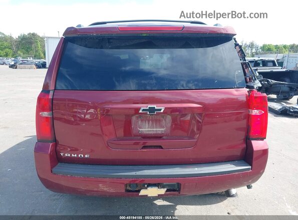 1GNSKBKC9JR383401 2018 CHEVROLET TAHOE Red 