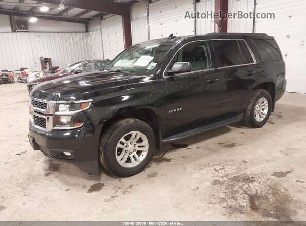 1GNSKBKCXGR461001 2016 CHEVROLET TAHOE Black Передня ліва чверть