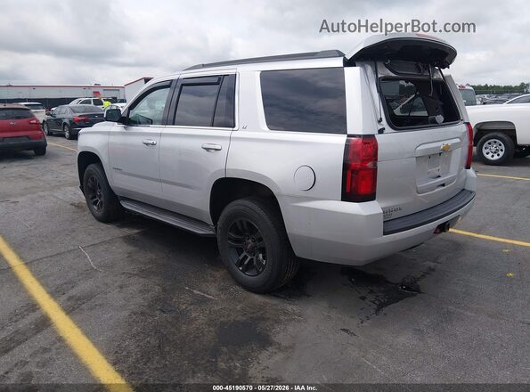 1GNSKBKCXLR246227 2020 CHEVROLET TAHOE Серебряный Задняя левая четверть