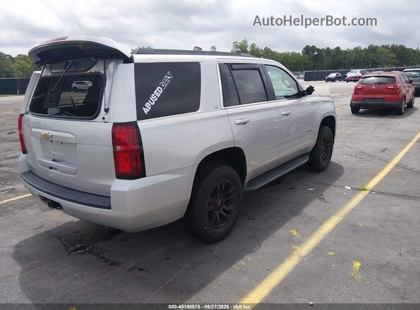 1GNSKBKCXLR246227 2020 CHEVROLET TAHOE Серебряный Задняя правая четверть