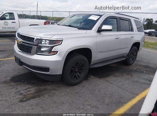 1GNSKBKCXLR246227 2020 CHEVROLET TAHOE Серебряный Передняя левая четверть