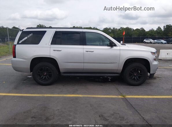 1GNSKBKCXLR246227 2020 CHEVROLET TAHOE Серебряный Вид задней части салона
