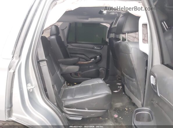 1GNSKCKC0JR224112 2018 CHEVROLET TAHOE Gray Widok naklejki z numerem VIN