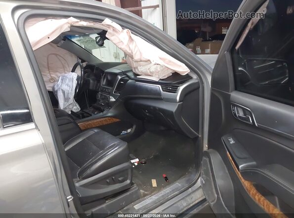 1GNSKCKC0JR224112 2018 CHEVROLET TAHOE Gray Widok wnętrza z przodu