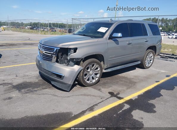 1GNSKCKC2JR155679 2018 CHEVROLET TAHOE Beige Передня ліва чверть
