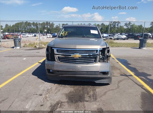 1GNSKCKC2JR155679 2018 CHEVROLET TAHOE Beige Вид задньої частини салону