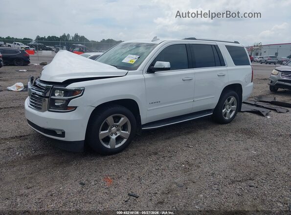 1GNSKCKC3HR282502 2017 CHEVROLET TAHOE White Առջևի ձախ երեք քառորդ տեսարան