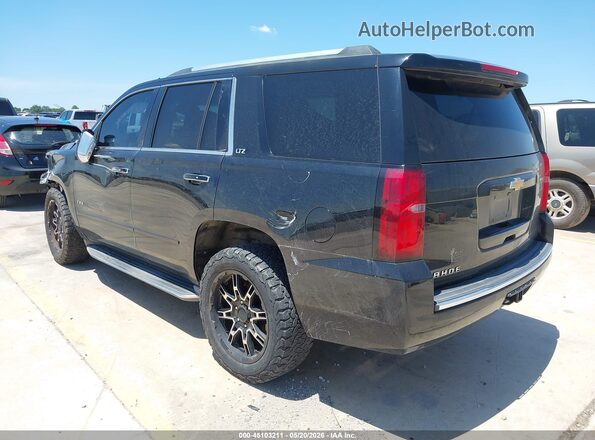 1GNSKCKC4GR117797 2016 CHEVROLET TAHOE Черный Задняя левая четверть
