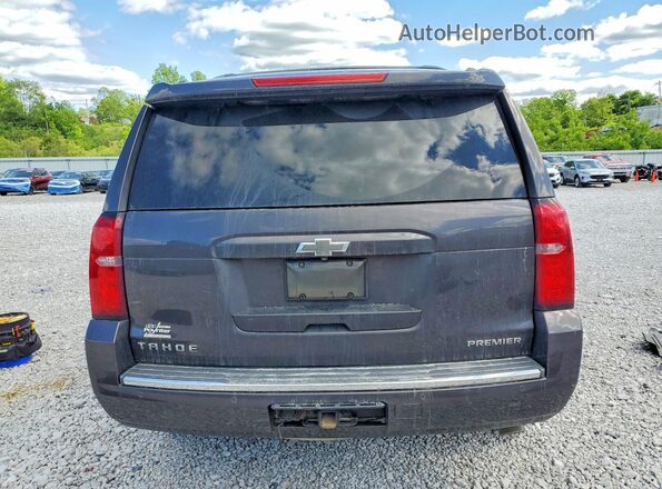 1GNSKCKC5JR280711 2018 CHEVROLET TAHOE Gray Widok z tyłu