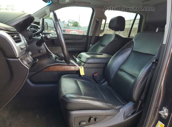 1GNSKCKC5JR280711 2018 CHEVROLET TAHOE Gray Widok wnętrza z przodu