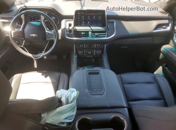 1GNSKCKD1PR138308 2023 CHEVROLET SUBURBAN Charcoal Dashboard view