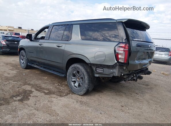1GNSKDKD6PR388066 2023 CHEVROLET SUBURBAN Зеленый Задняя левая четверть