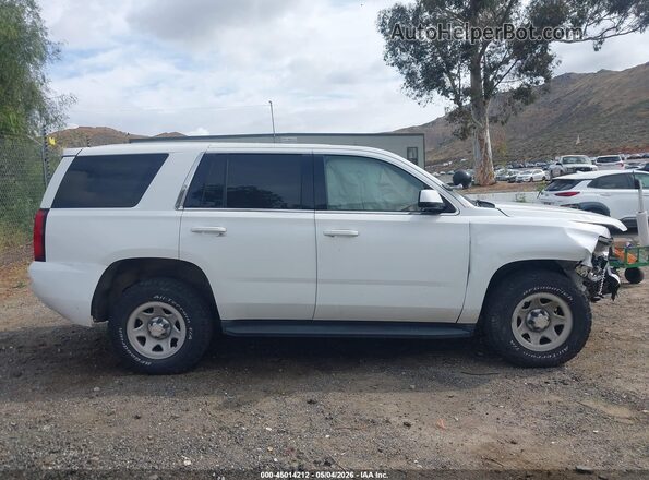 1GNSKFEC1JR317752 2018 CHEVROLET TAHOE White Widok wnętrza 360 stopni