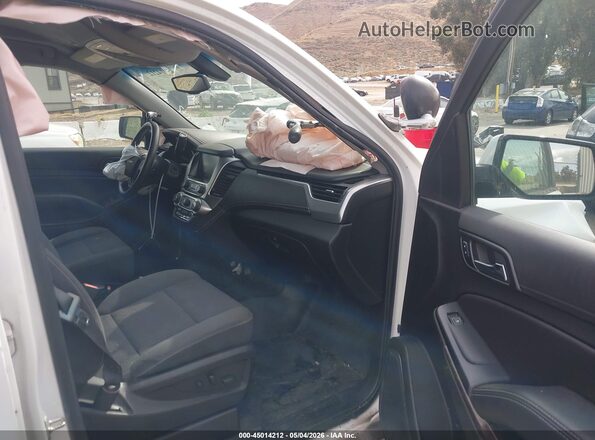 1GNSKFEC1JR317752 2018 CHEVROLET TAHOE White Widok wnętrza z przodu
