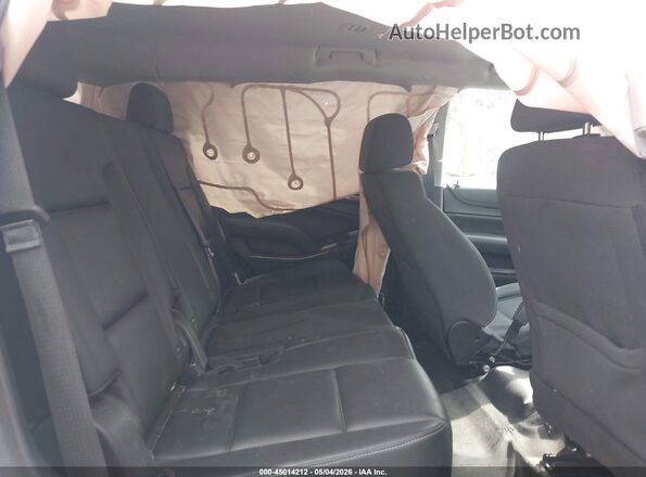 1GNSKFEC1JR317752 2018 CHEVROLET TAHOE White Widok naklejki z numerem VIN