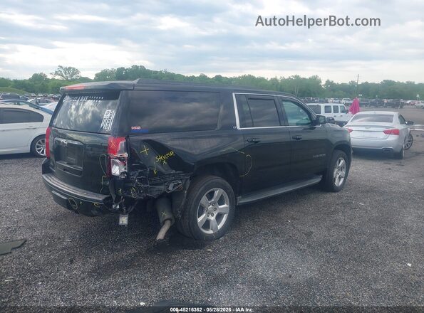 1GNSKHKCXGR124136 2016 CHEVROLET SUBURBAN Черный Задняя правая четверть
