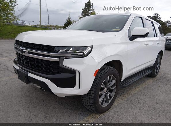 1GNSKLEDXRR198215 2024 CHEVROLET TAHOE White Առջևի ձախ երեք քառորդ տեսարան
