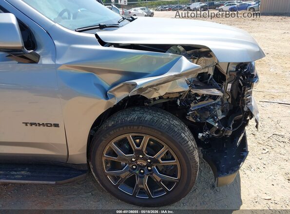 1GNSKNKDXPR407417 2023 CHEVROLET TAHOE Silver Widok z przodu