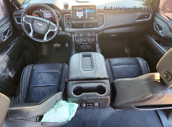 1GNSKSKDXMR147675 2021 CHEVROLET TAHOE Brown წინა პანელის ხედი