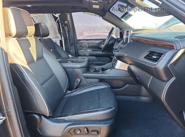 1GNSKSKDXMR147675 2021 CHEVROLET TAHOE Brown წინა სალონის ხედი