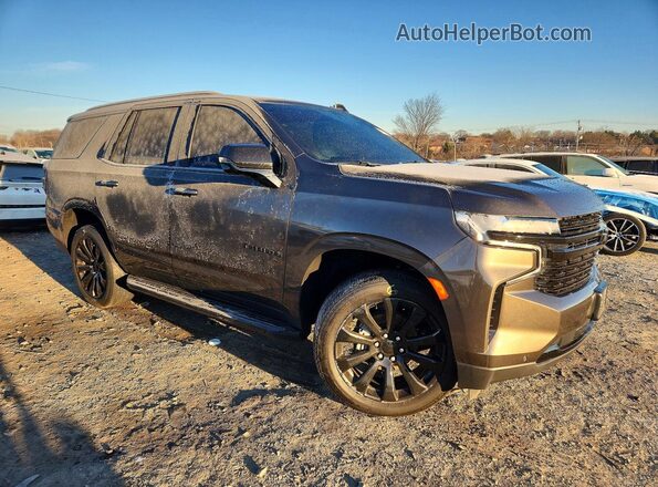 1GNSKSKDXMR147675 2021 CHEVROLET TAHOE Brown წინა მარჯვენა