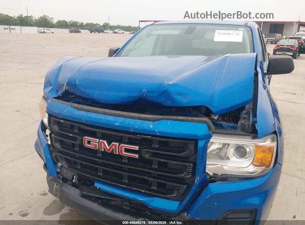 1GTG5BEN1M1124648 2021 GMC CANYON Blue Вид спереду