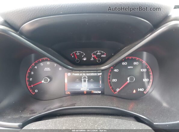 1GTG5CE37G1102436 2016 GMC CANYON Gray Հետևի նստատեղերի տեսք