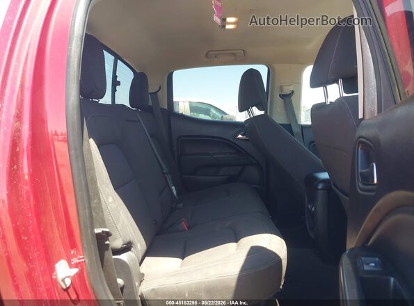 1GTG5CENXJ1305653 2018 GMC CANYON Red VIN კოდის სტიკერის ხედი