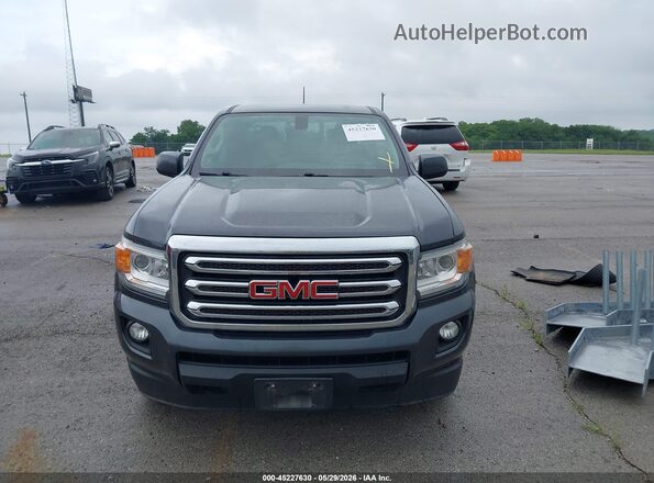 1GTG6CE3XG1223202 2016 GMC CANYON Gray Widok wnętrza z tyłu
