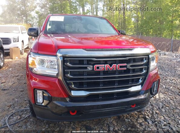 1GTG6FENXM1156096 2021 GMC CANYON Red Instrument cluster view