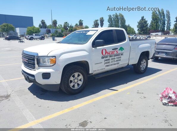 1GTH5BEA5H1190191 2017 GMC CANYON White Vista tres cuartos delantera izquierda