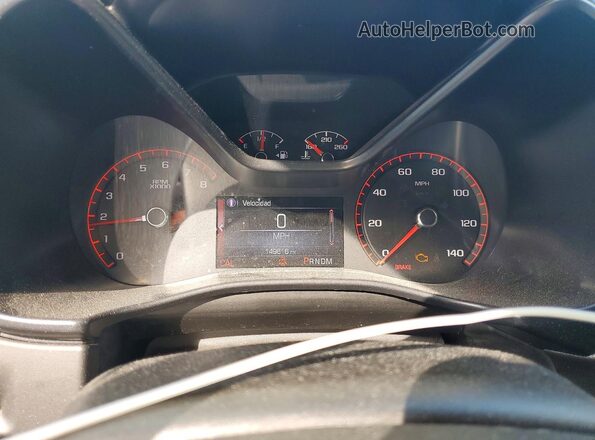 1GTH5CE37G1122108 2016 GMC CANYON Charcoal Սարքավորումների վահանակի տեսք