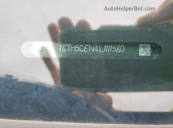 1GTH5CEN4L1111580 2020 GMC CANYON Black Vista del compartimento del motor