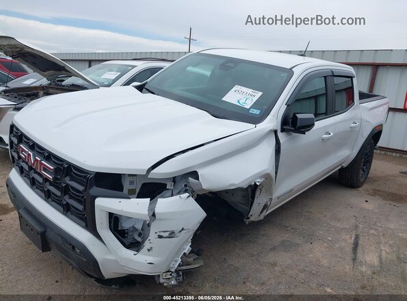 1GTP1BEK5T1109537 2026 GMC CANYON White წინა მარცხენა ხედი სამი მეოთხედიდან