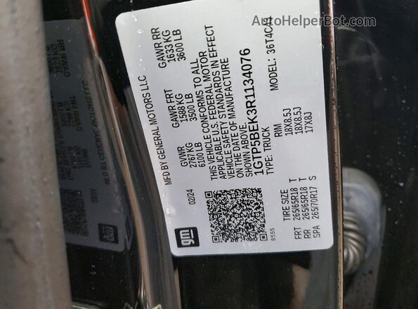 1GTP5BEK3R1134076 2024 GMC CANYON Black 