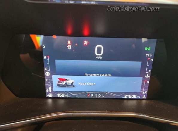 1GTP5BEK4P1205587 2023 GMC CANYON White Instrument cluster view
